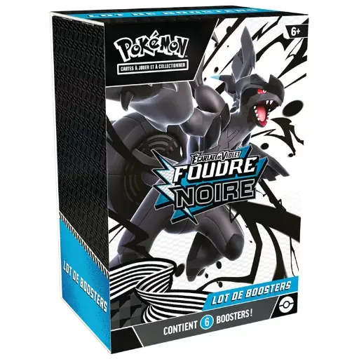 Bundle 6 boosters Écarlate et Violet - EV 10.5 Foudre Noire - FR - Pokemon (si par 10 : display scellé)