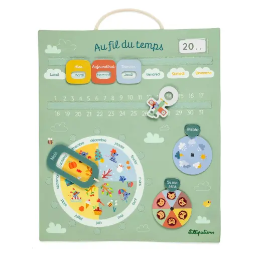 [83661] Mon premier calendrier - Au fil du temps vert