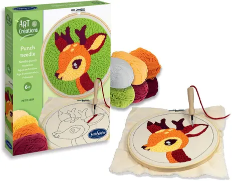 Punch Needle - Aiguille magique - Petit cerf