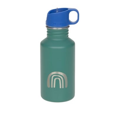 Gourde pour enfant inox - Little Gang, Vert arc-en-ciel