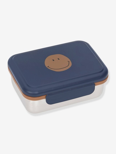 Boîte à lunch inox enfants - Little Gang, Sourire marine 