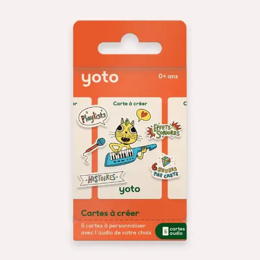 Yoto - 5 cartes à créer