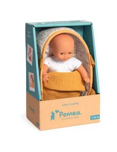 [DJ07725] Poupon et couffin mini Sasha Pomea