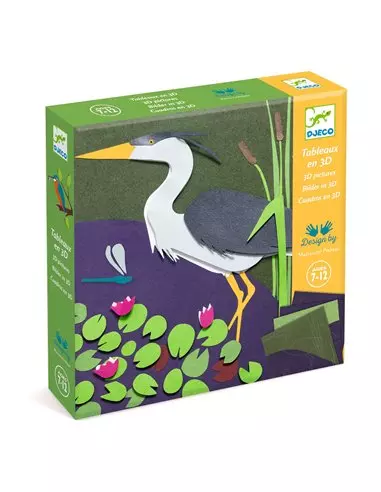 [DJ09456] Tableau en 3D - Au bord de l'eau