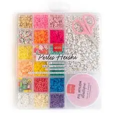 [179000] Boîte de 16 couleurs de perles heishi 6 mm - Pop