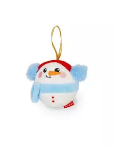 Déco de Noël en peluche - Bonhomme de neige