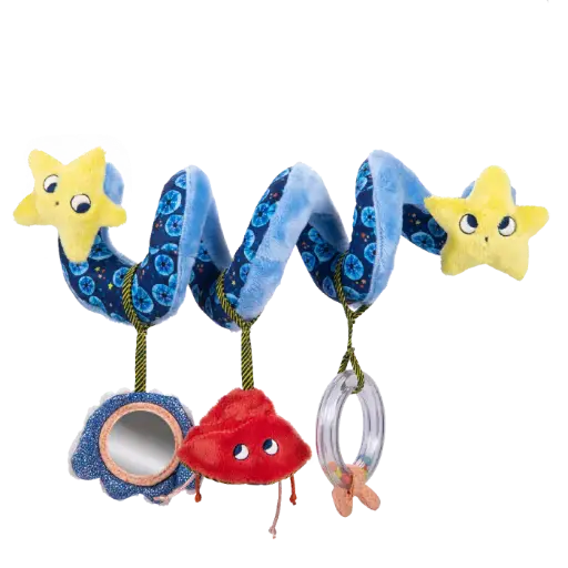 [676087] Les aventures de Paulie - Grande peluche d'activités Spirale