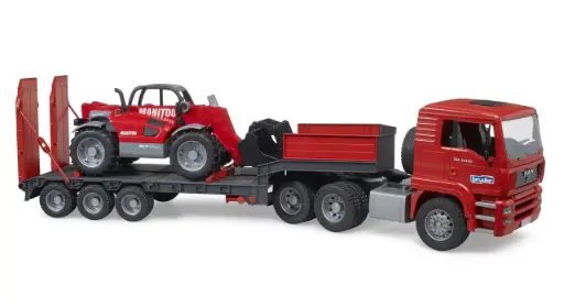 [BR02774] Camion de transport MAN TGA avec Manitou télescopique MLT 633