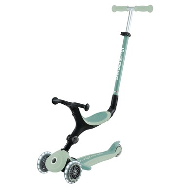 Globber Go up Active Lights Eco - Pistachio, Green
