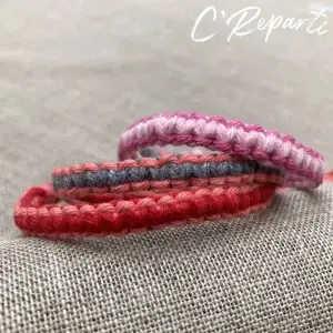 [macramepinky] Océan Kit 3 Bracelets Pinky