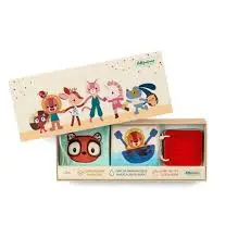 [83655] Set de naissance - 3 Livres sensoriels Jungle (Jack)