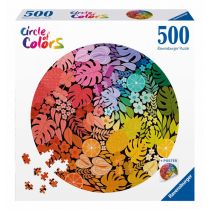 [120008217] Puzzle 500 pcs - Cercle de couleurs Tropique 