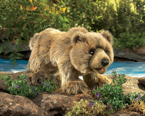 Marionnette ours grizzly