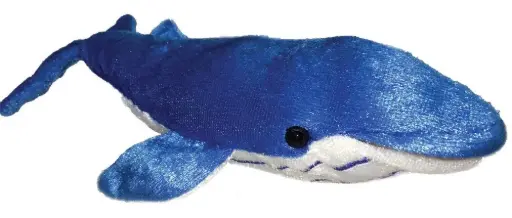 Marionnette à doigt Baleine bleue