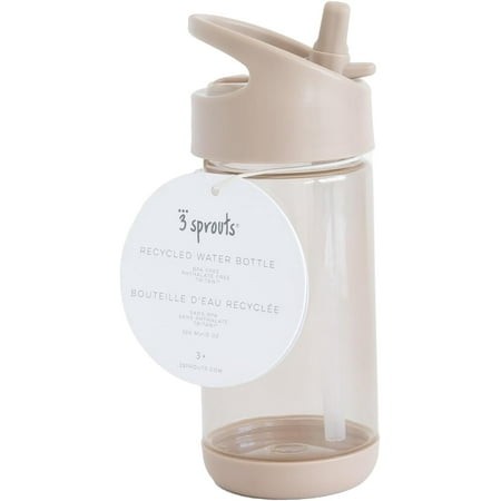 [107-021-012] 3 Sprouts - Gourde Enfant Anti Fuite Taupe