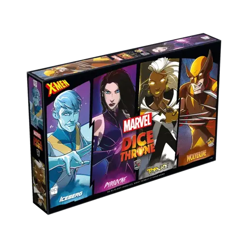 Dice Throne Marvel - Iceberg, Psylocke, Tornade, Wolverine (Attendu en Février 2026)