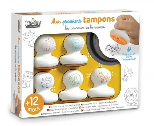 Mes premiers tampons les animaux de la savane