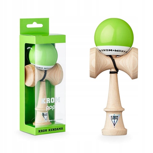Kendama Krom Pop vert kiwi
