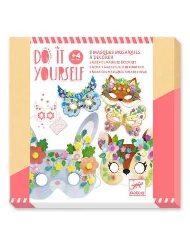 [DJ07936] Do it yourself - 8 masques mosaïques à décorer