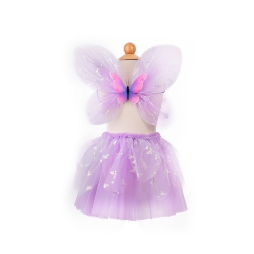 [41935] Set de papillon avec tutu et ailes 4-6 ans - Lila