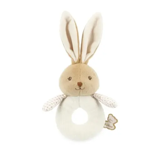 [K214032] Mon doux hochet lapin crème