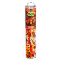 [PP4257] Plus-Plus - Tube Go Voiture feu (200p)