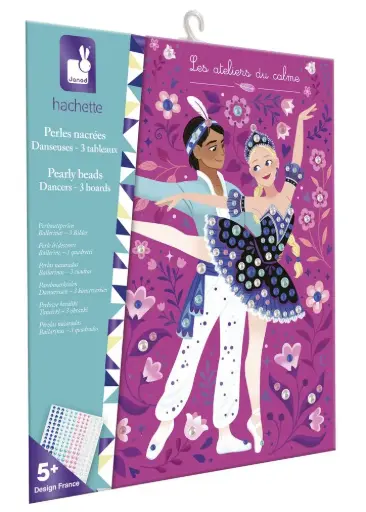 [J09034] Perles nacrées danceuses - 3 tableaux