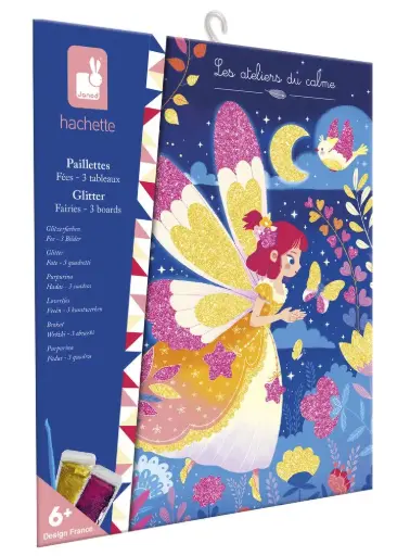 [J09036] Paillettes fées - 3 tableaux