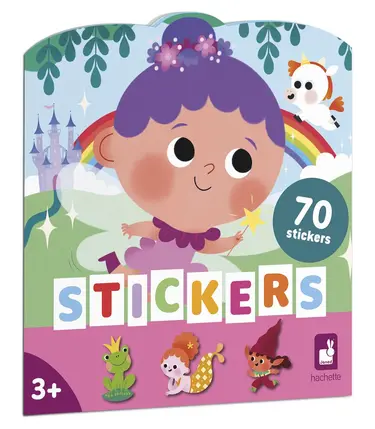 [J09204]  Cahier de stickers - Pays magiques