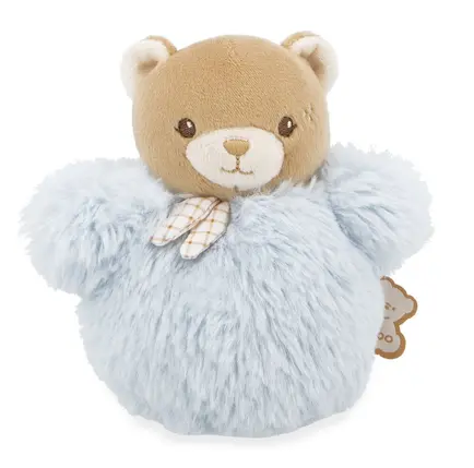 [K214025] Pompon ours Bleu - 10 cm