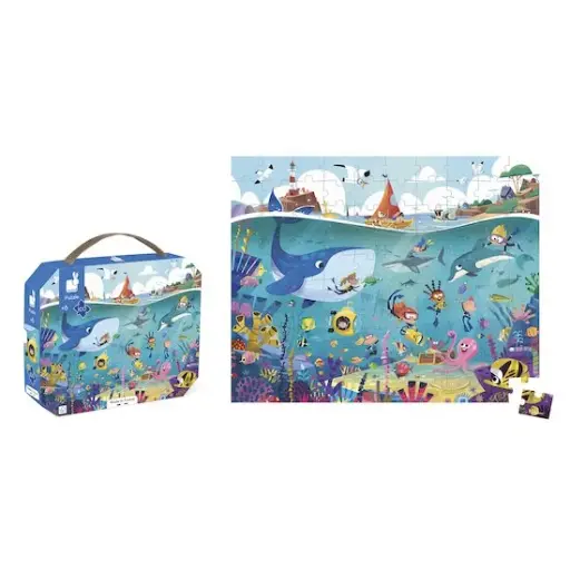 [J02394] Puzzle Les fonds marins - 100 pièces