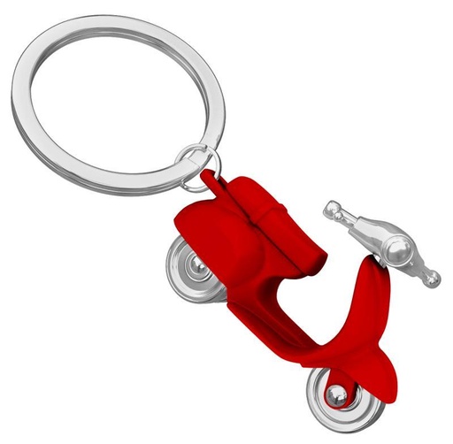 [MTM933-01] Porte-clé Métalmorphose - Scooter rouge