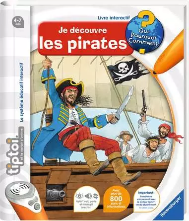 Tiptoi livre 4-7ans Je découvre les pirates