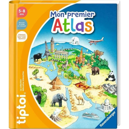 Tiptoi livre 5-8ans Mon premier Atlas