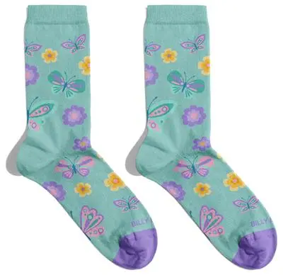 Chaussettes taille 27-32 - Papillons