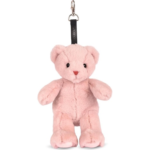 BIJOU DE SAC DOUDOU - Ours rose poudré