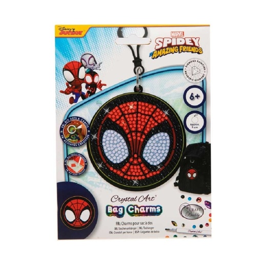 [3161305] Crystal Art Charms à diamanter - Spiderman