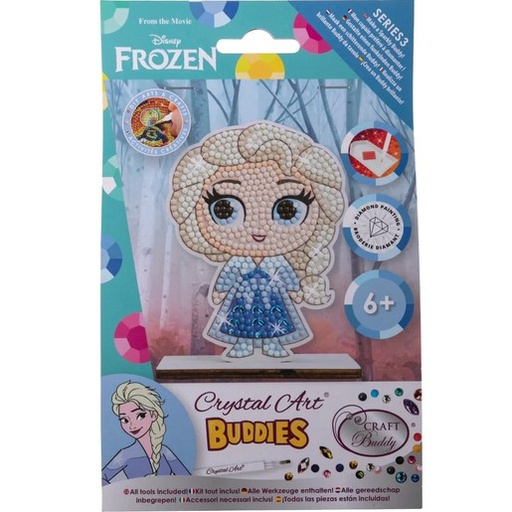 [3160948] Crystal Art Figurine à diamanter - La reine des neiges