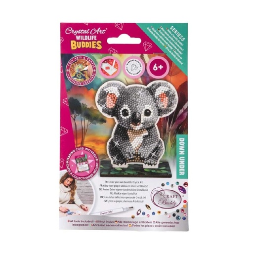 [3161545] Crystal Art Figurine à diamanter - Koala