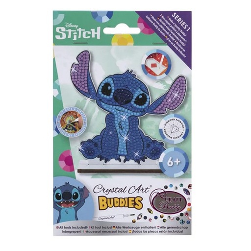 [3160114] Crystal Art Figurine à diamanter - Stitch