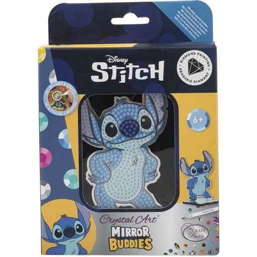 [3161427] Crystal Art Figurine miroir à diamanter - Stitch