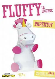 [SVDFL2103] Seconde Vie - Décoration DIY Fluffy licorne