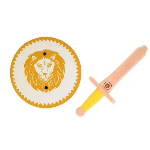 [262] Set bouclier et épée jaune