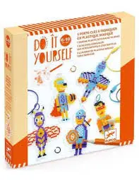 [dj79005] Porte-clés en plastique magique Héros Pixel Art