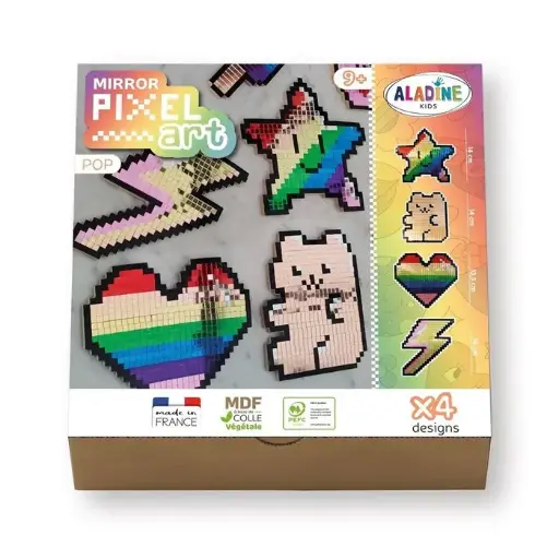 [AL85615] Mirror pixel art