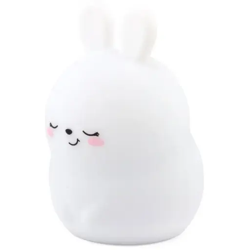 veilleuse douce nuit en forme de lapin 