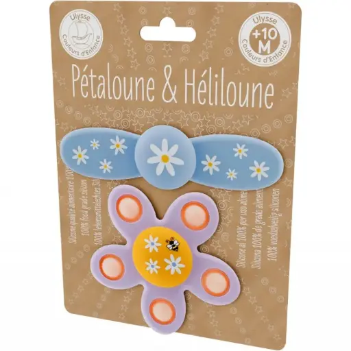 Petaloune et heliloune jouet en silicone