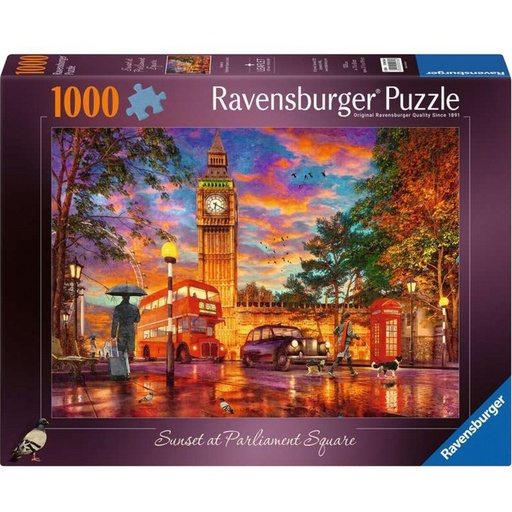 Puzzle 1000p - coucher de soleil au parlement