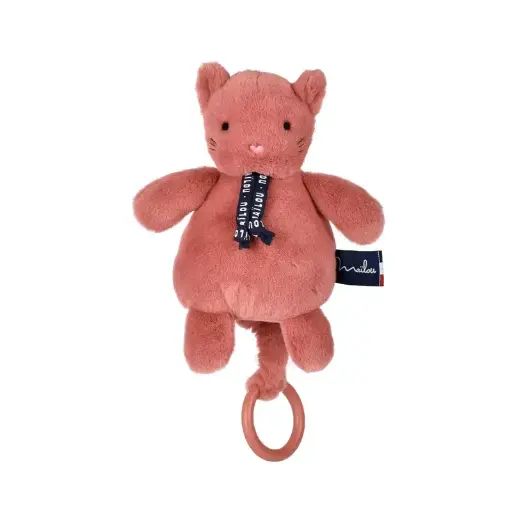 [MA0316] Mailou doudou musical Chat Dorlotin