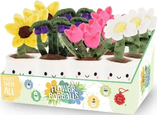 Peluches pot de fleur divers